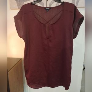 Express Women's Sheer Type Top Blouse Tunic Excellent Condition large